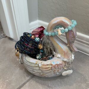 Swan Jewelry Jar